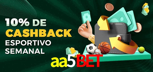 10% de bônus de cashback na aa5bet